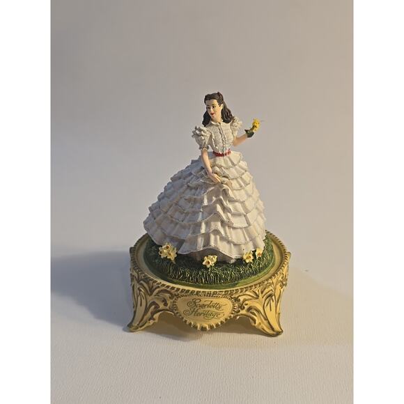 1993 Gone With The Wind Scarlett's Heritage Glass Dome Figurine CP37492 Lim Ed - Picture 6 of 8